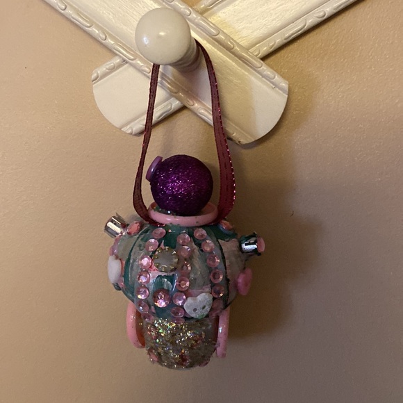 Holiday Fairy Mushroom Ornament - Picture 5 of 6